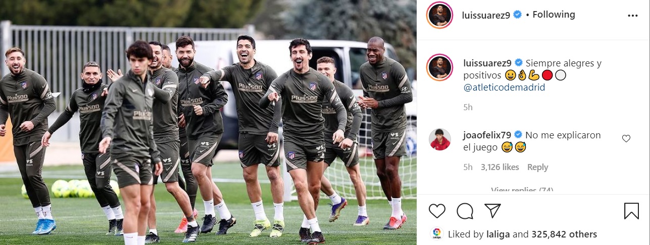 سواريز فى تدريبات اتلتيكو مدريد سواريز فى تدريبات اتلتيكو مدريد
