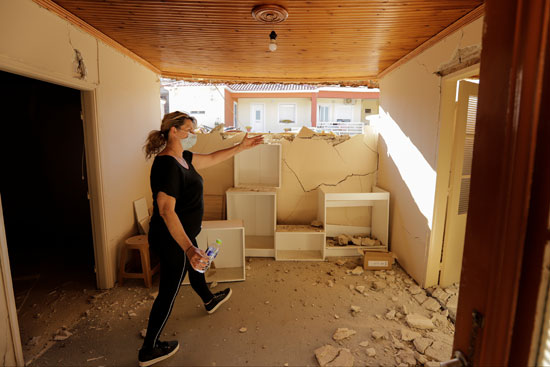  أضرار مادية كبيرة بسبب زلزال بقوة 6.3 ضرب اليونان (7)