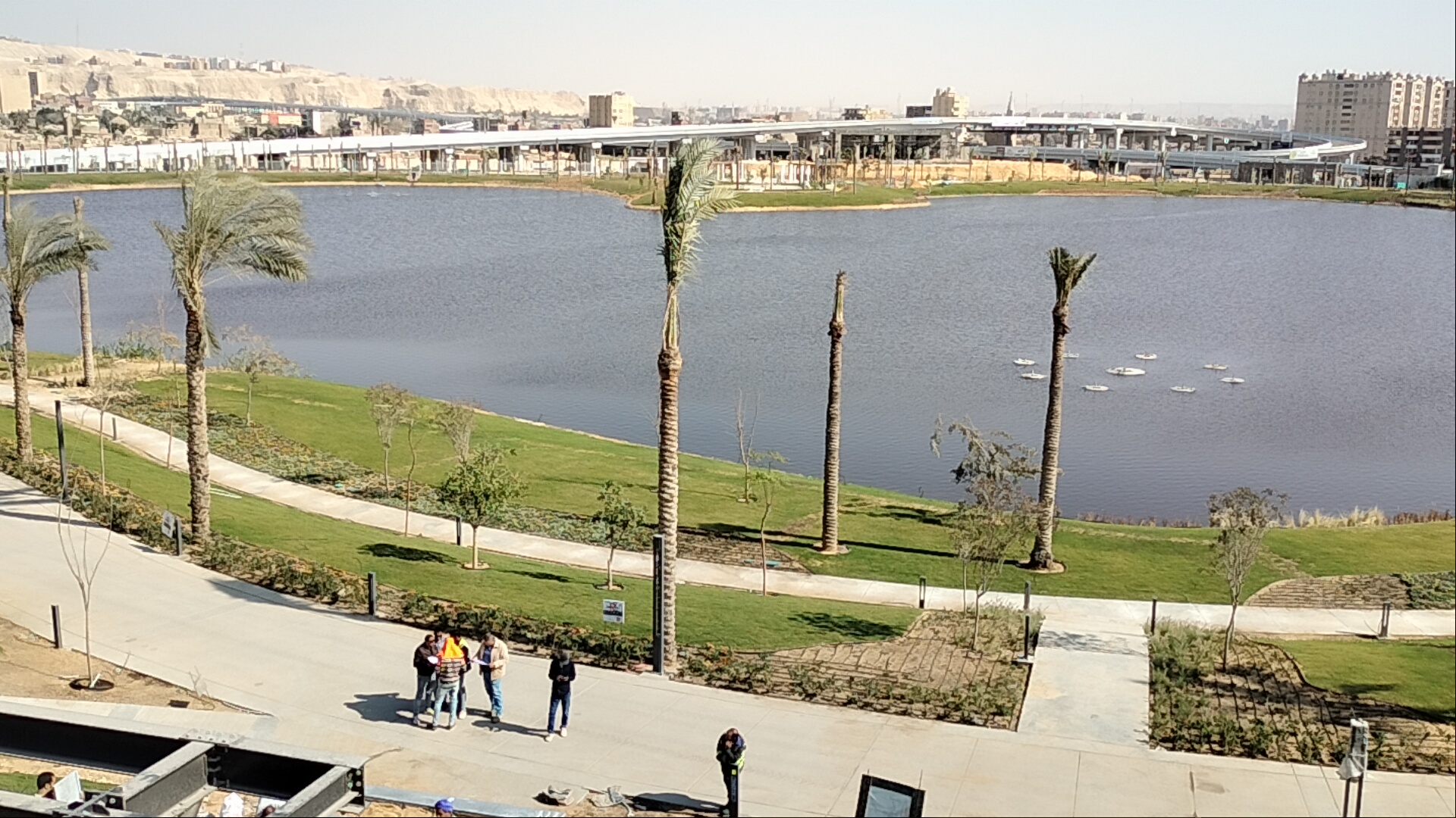 جانب من أعمال تطوير عين الصيرة جانب من أعمال تطوير عين الصيرة