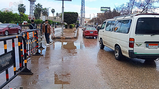 استمرار هطول الامطار على مدن وقؤرى المحافظة