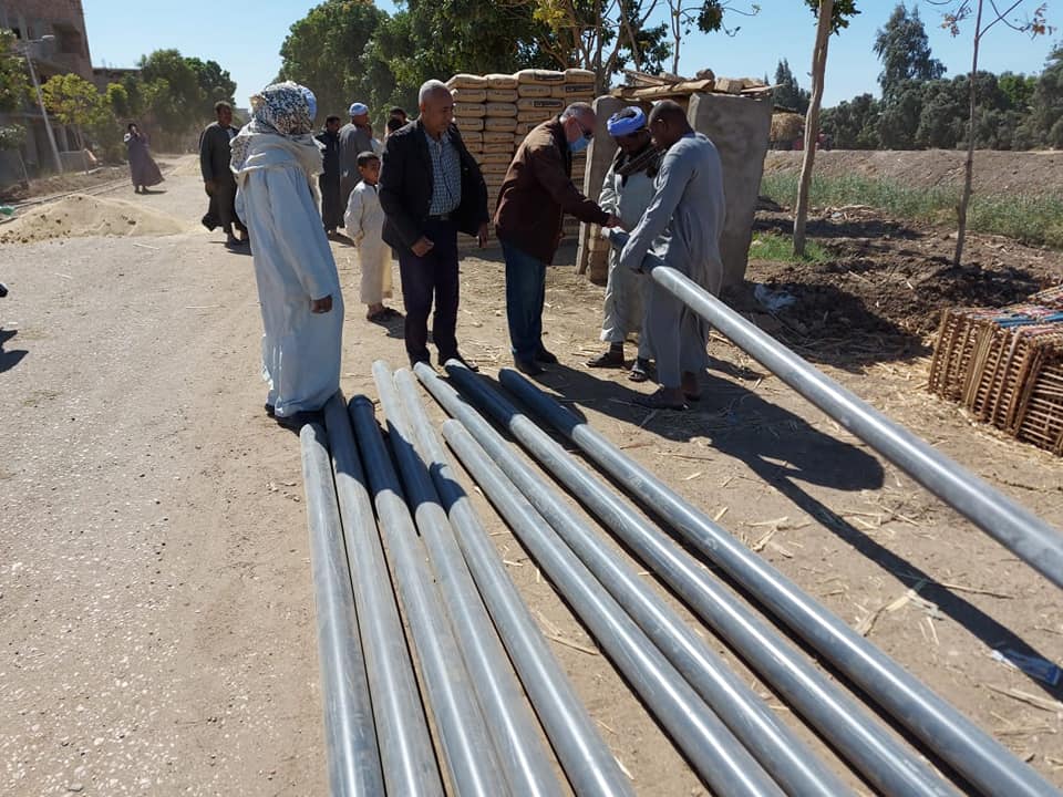 رئيس المدينة يتابع وصول المواسير لدعم شبكات المياه رئيس المدينة يتابع وصول المواسير لدعم شبكات المياه