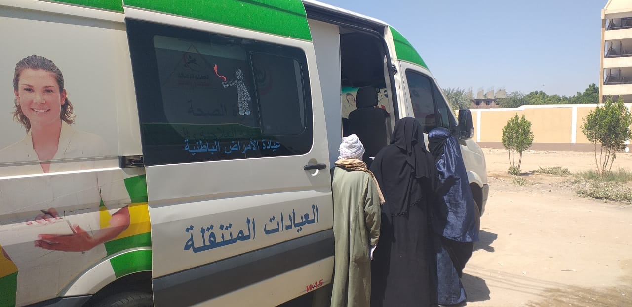 جانب من القافلة الطبية بقرية الخزام جانب من القافلة الطبية بقرية الخزام