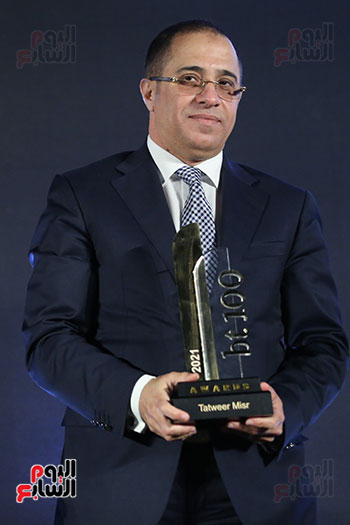 د.أحمد شلبى الرئيس التنفيذي والعضو المنتدب لشركة تطوير مصر خلال احتفالية bt100 (6)