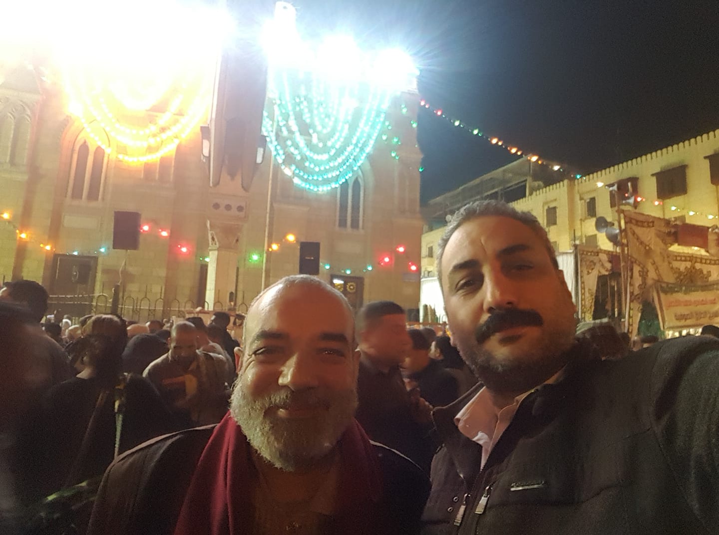 الشيخ اشرف الغامرى خلال الاحتفال بمولد الحسين
