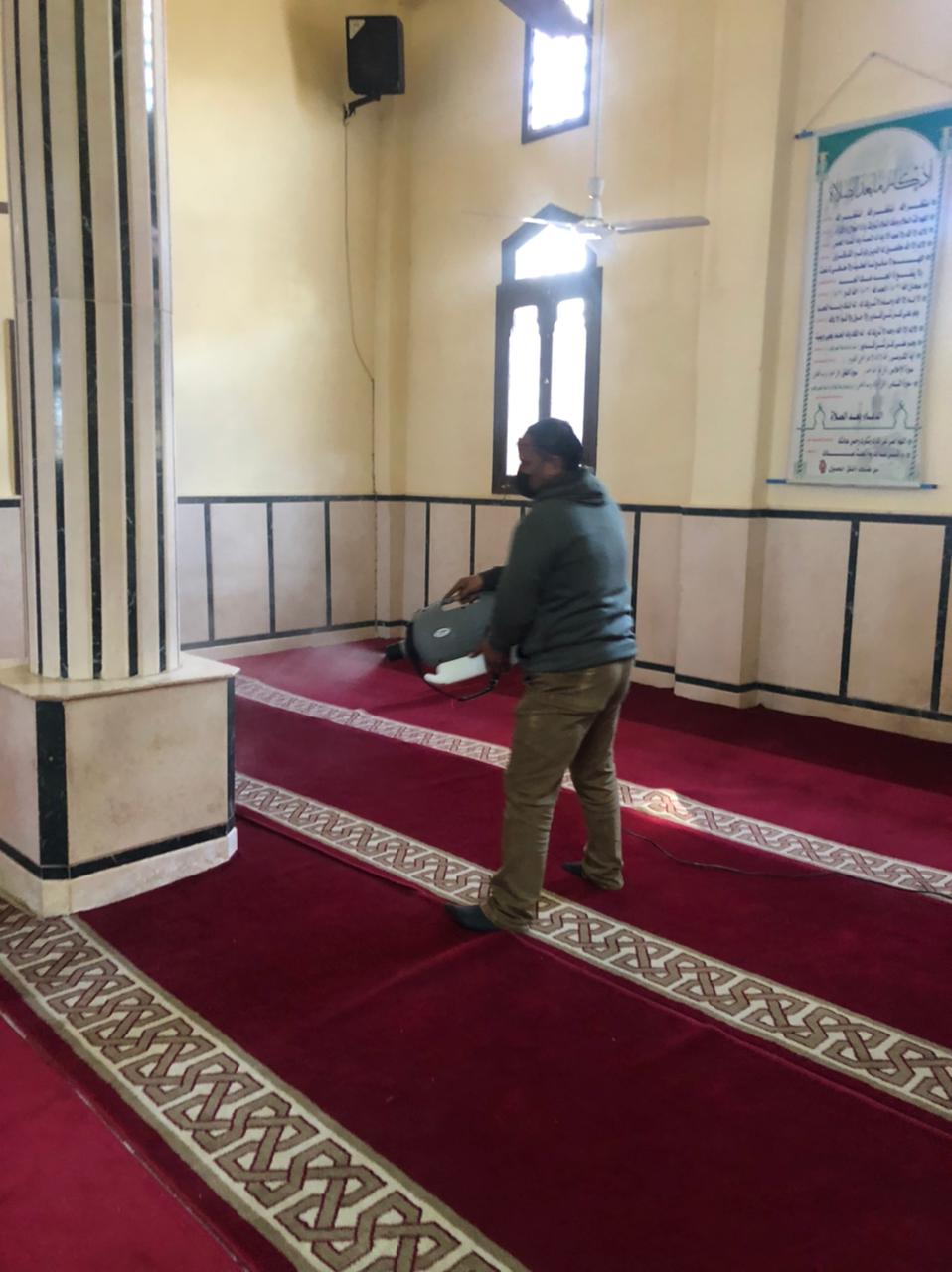 استمرار اعمال تطهير المساجد