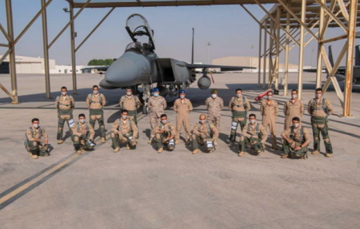 القوات الجوية السعودية تصل الامارات