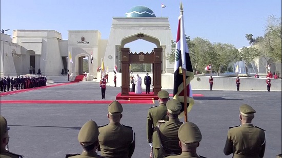 استقبال البابا فرنسيس فى قصر بغداد