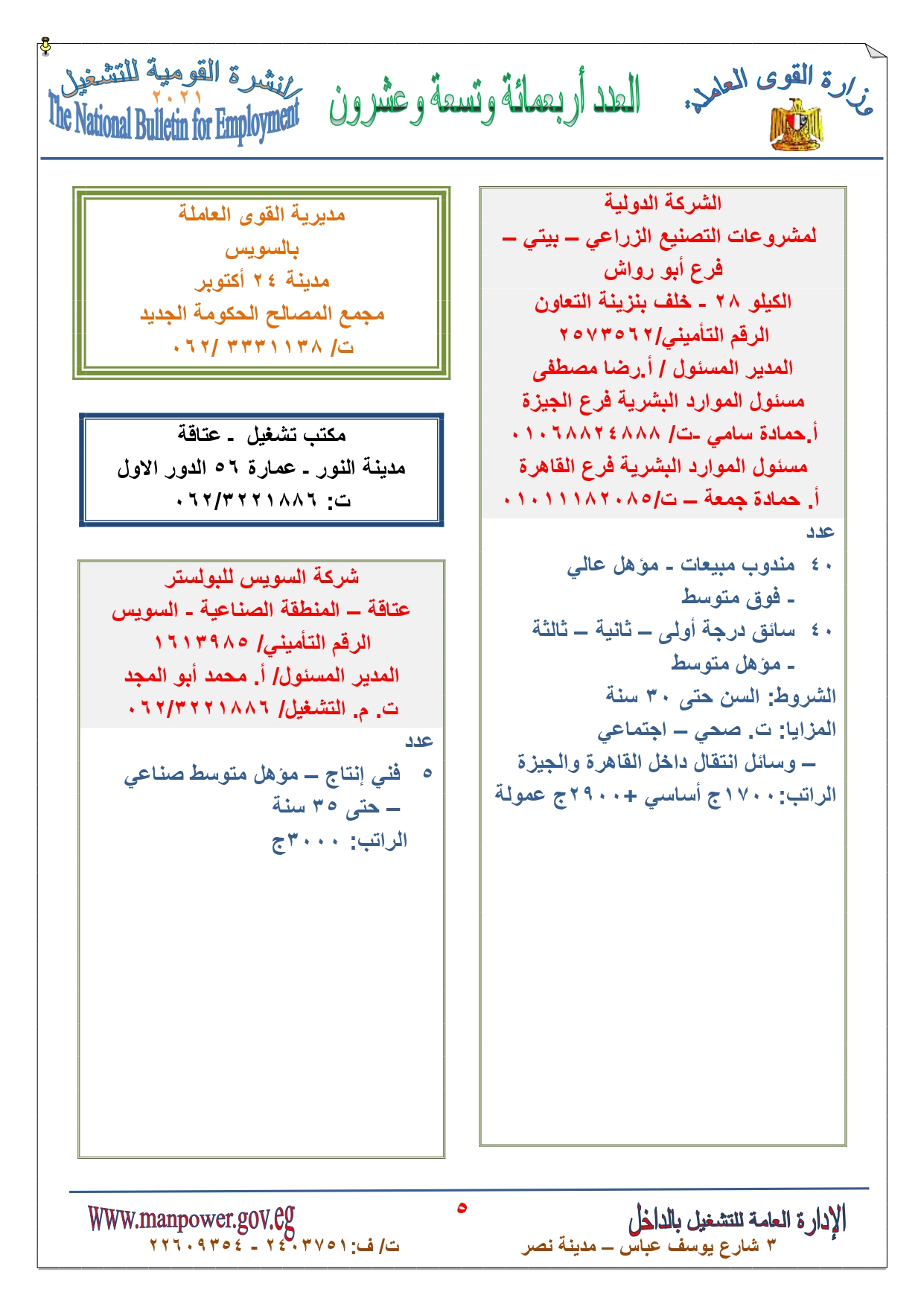  النشرة القومية للتشغيل (15)