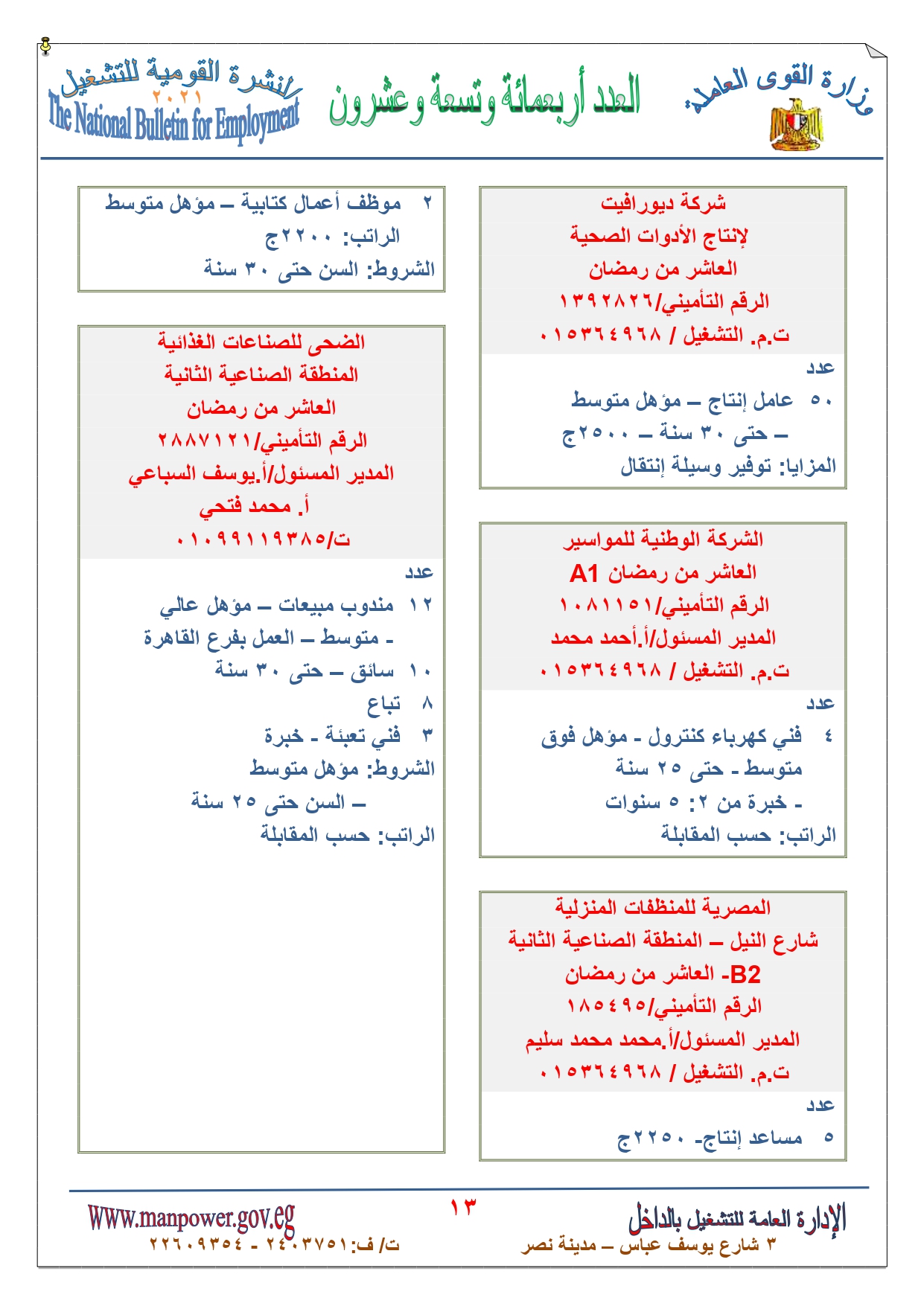  النشرة القومية للتشغيل (14)