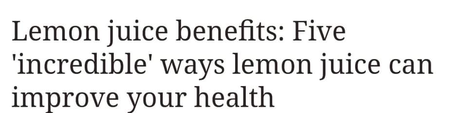 فوائد عصير الليمون على الصحة والبشرة