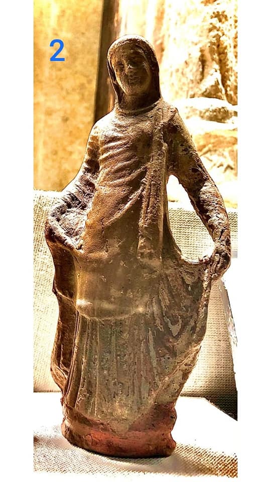 تمثال تناجرا لسيدة بمتحف كفر الشيخ
