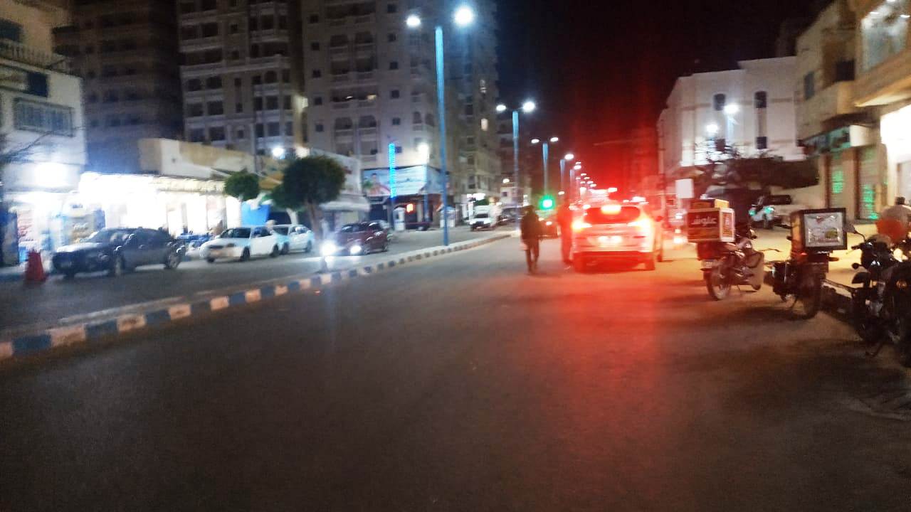 شوارع مرسى مطروح ليلا