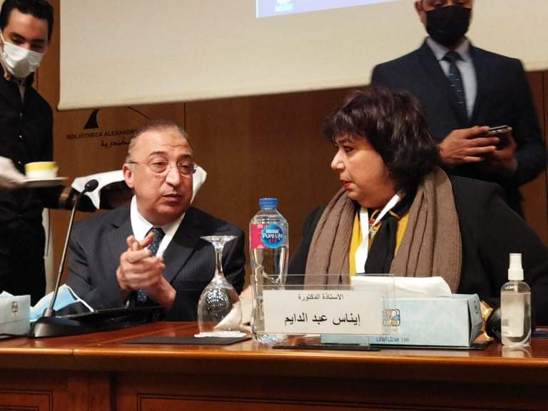 الدكتورة إيناس عبد الدايم وزيرة الثقافة الدكتورة إيناس عبد الدايم وزيرة الثقافة