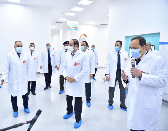 افتتاح مدينة الأدوية المقامة داخل منطقة الخانكة في محافظة القليوبية (8)