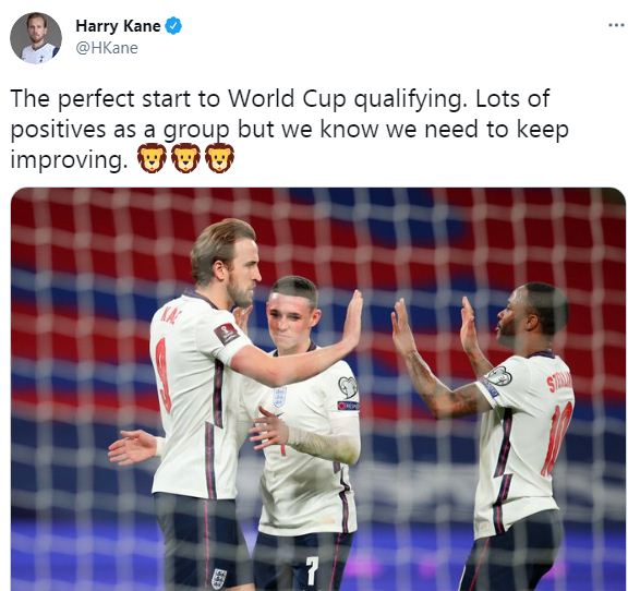هارى كين على تويتر