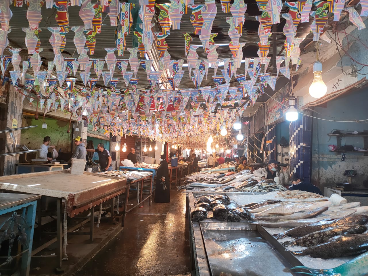 سوق الأنصاري للاسماك بمحافظة السويس (2)