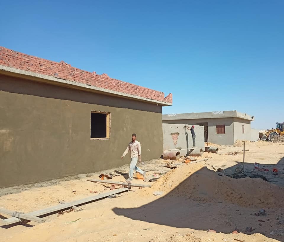 بناء  بيوت بوسط سيناء
