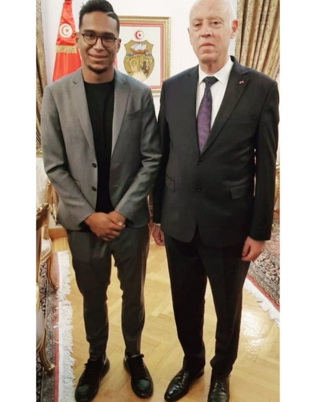 سيف الجزيري والرئيس التونسي (1)
