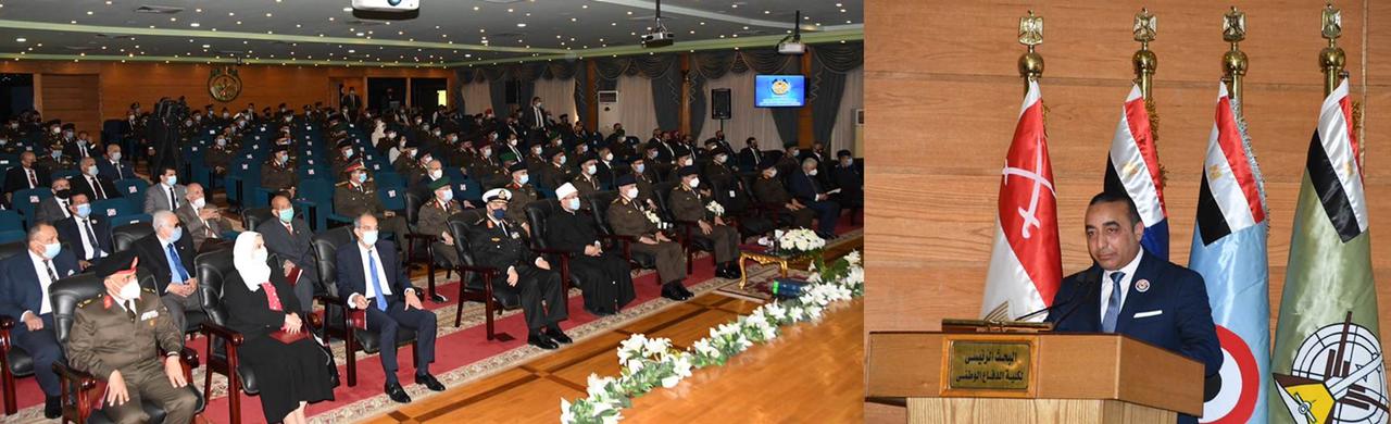 وزير الدفاع يشهد مناقشة البحث الرئيسى لأكاديمية ناصر العسكرية العليا (5)