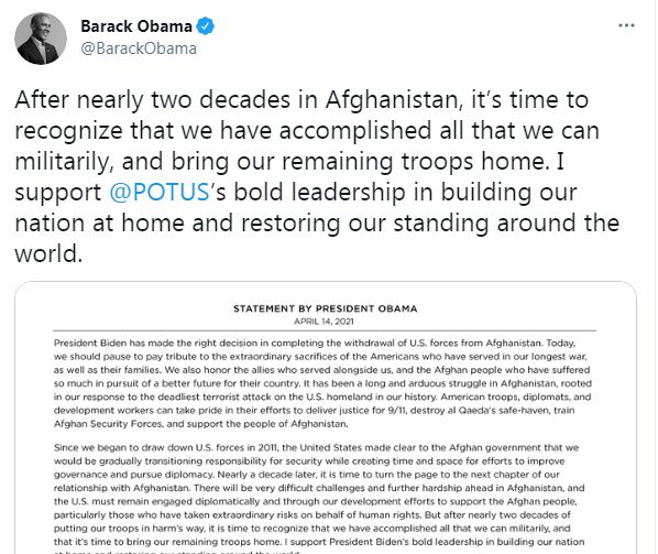 حساب اوباما على تويتر