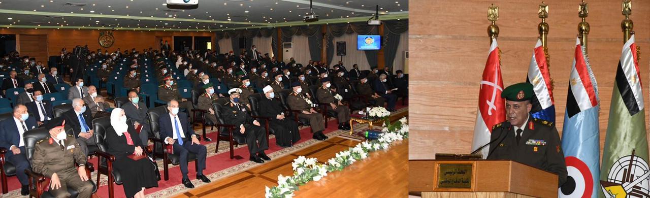 وزير الدفاع يشهد مناقشة البحث الرئيسى لأكاديمية ناصر العسكرية العليا (6)