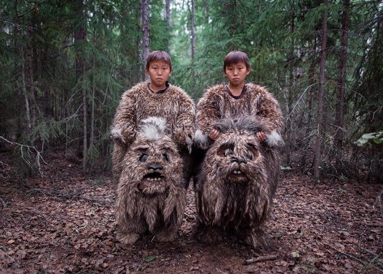 طفلان يشاركان في فلم روسي