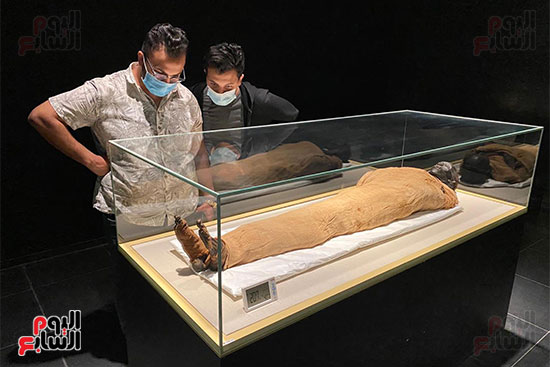 المومياوات الملكية متاحة لاستقبال الزوار بالمتحف القومى للحضارة (14)