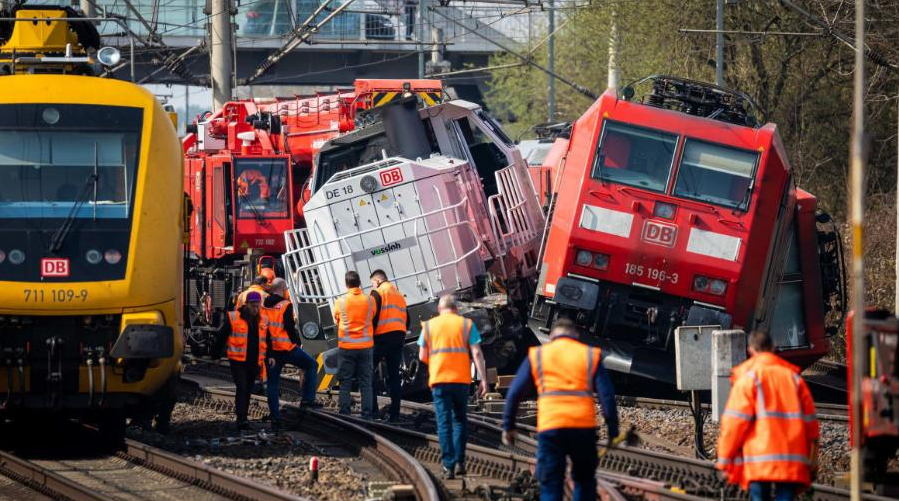 تصاد القطارات في ألمانيا