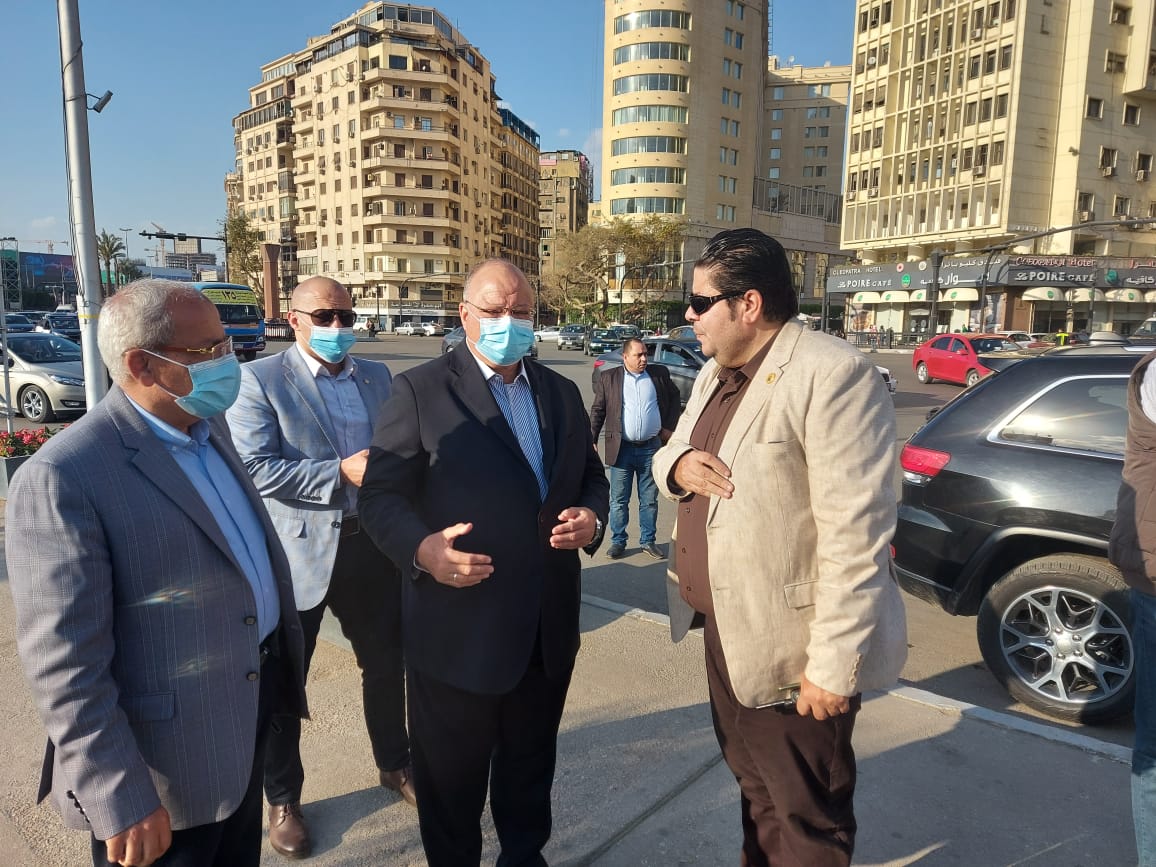 جولة محافظ القاهرة بمسار نقل المومياوات جولة محافظ القاهرة بمسار نقل المومياوات