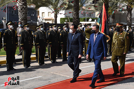 زيارة رئيس الوزراء المصرى لليبيا (7)