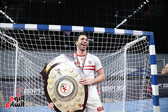 الاحتفال بتتويج الزمالك بدوري اليد الاحتفال بتتويج الزمالك بدوري اليد