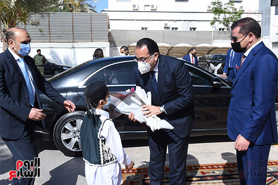 استقبال الدكتور مصطفى مبدولى بالعاصمة الليبية طرابلس