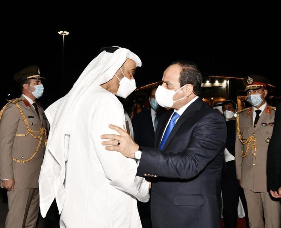 الرئيس السيسى يودع الشيخ محمد بن زايد في ختام زيارته (2)