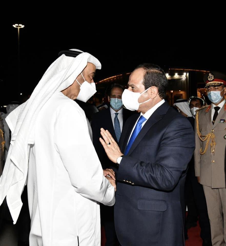 الرئيس السيسى يودع الشيخ محمد بن زايد في ختام زيارته (3)
