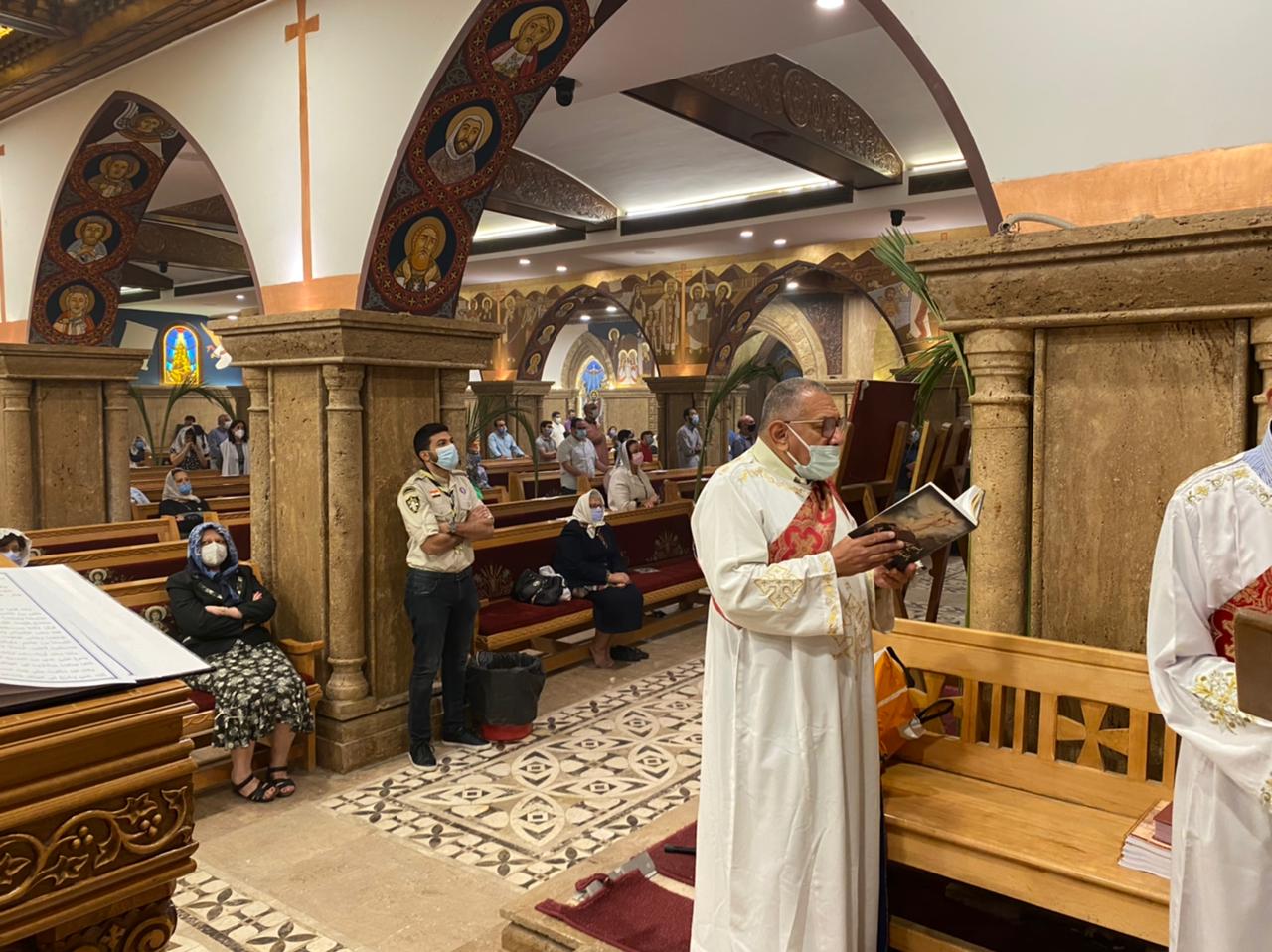 الكنيسة  الأرثوذكسية تحتفل بأحد السعف بداية أسبوع الآلام