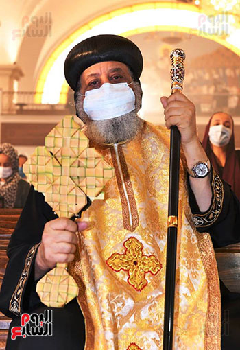 البابا تواضروس يترأس قداس أحد الزعف بكاتدرائية بشاير الخير بالإسكندرية (2)