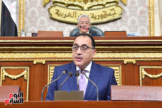  الدكتور مصطفى مدبولى رئيس الوزراء، أمام الجلسة العامة  (13)