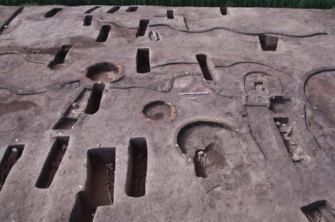 الأثاث الجنائزي المكتشف ببعض المقابر
