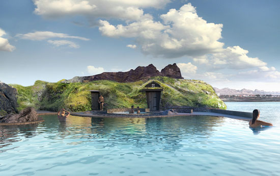 حمام الحيوية فى ايسلندا (1)