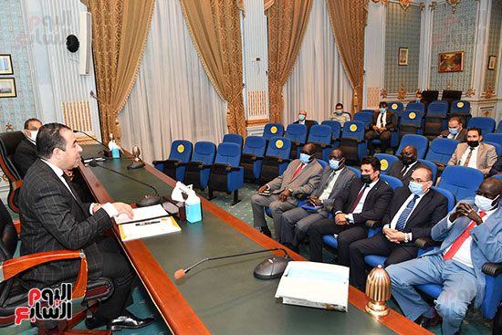 وفد قضائى من دولة جنوب السودان يزور مجلس النواب  (4)