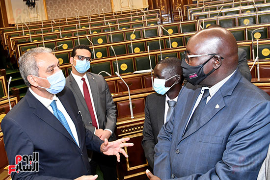 وفد قضائى من دولة جنوب السودان يزور مجلس النواب  (3)