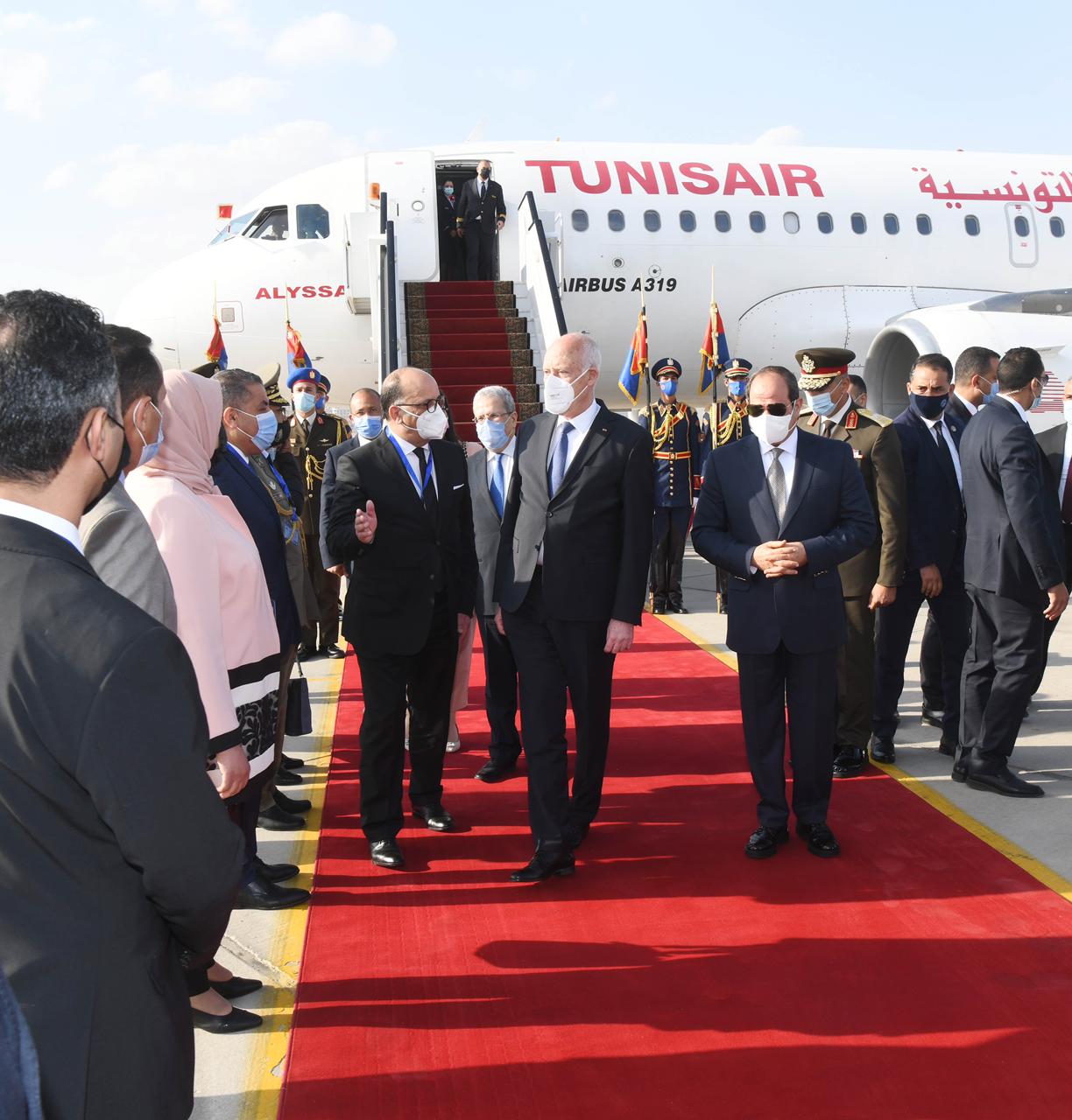 الرئيس السيسي يستقبل نظيره التونسى قيس سعيد (11)