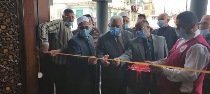 افتتاح مسجد الحسينى