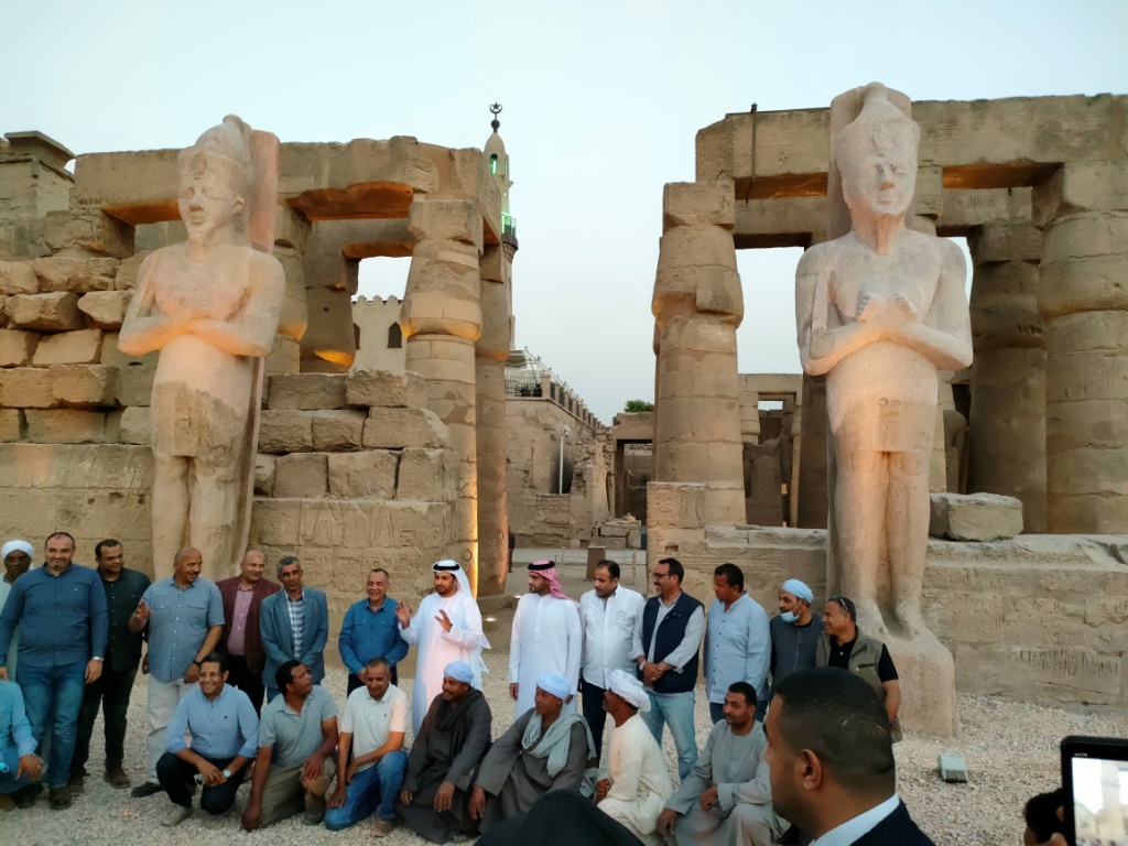 الفرعون رمسيس الثانى يحتفل بعودة تماثيله لواجهات معبده بعد آلاف السنين (14)