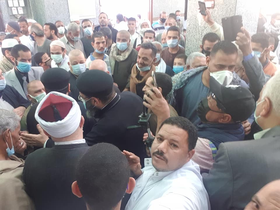وفد من الكنيسة يشارك في إفتتاح مسجد دهيس سيدى أبى عمره (1)