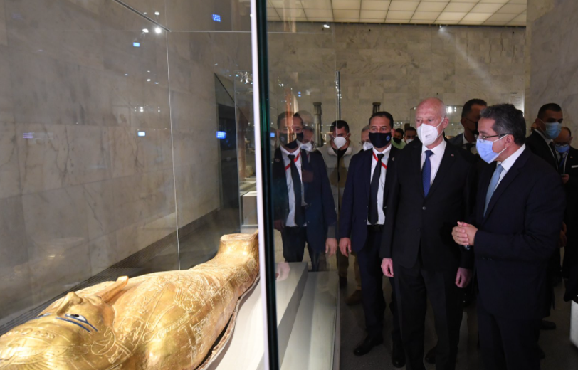 الرئيس قيس سعيد يزور متحف الحضارة