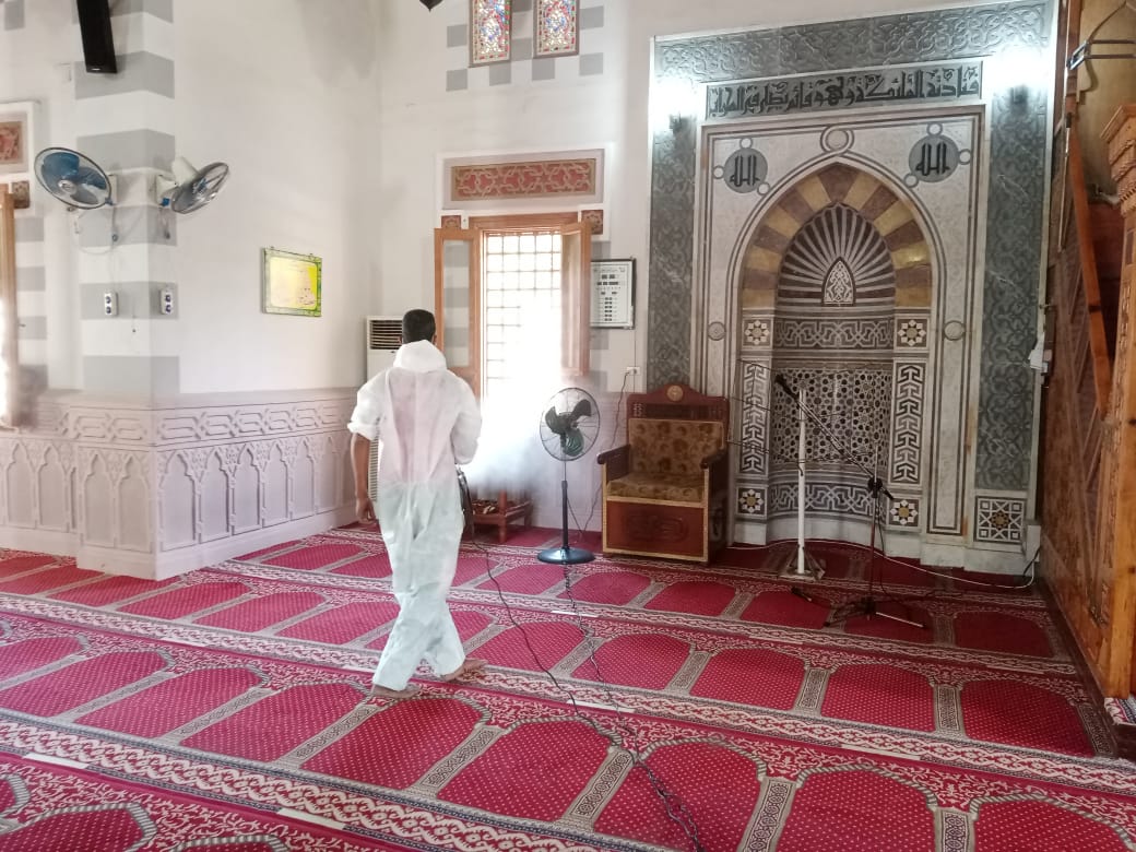 تعقيم 215 مسجد بالبحر الأحمر