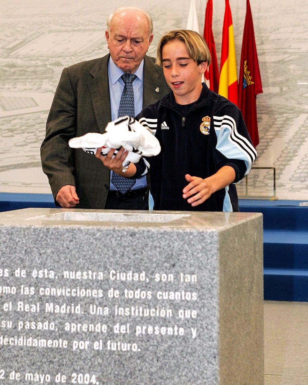 وضع حجر اساس مدينة ريال مدريد الرياضية