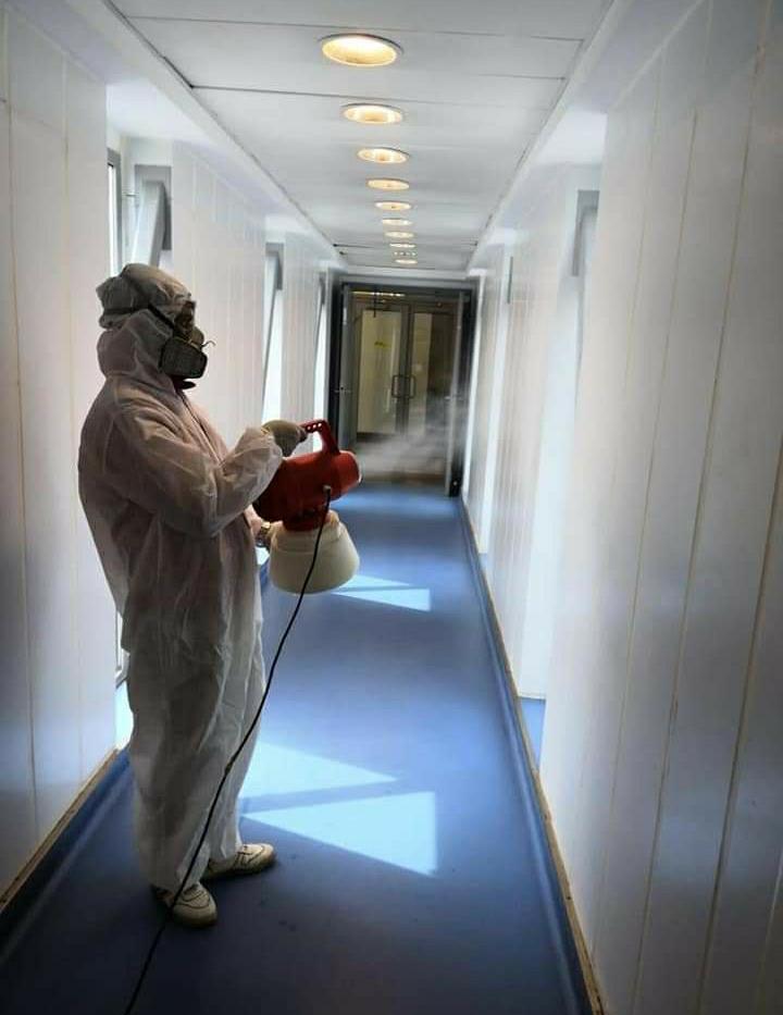 عمليات تعقيم موسعة بجميع المطارات المصرية استعدادا لعطلة عيد الفطر المبارك (8)