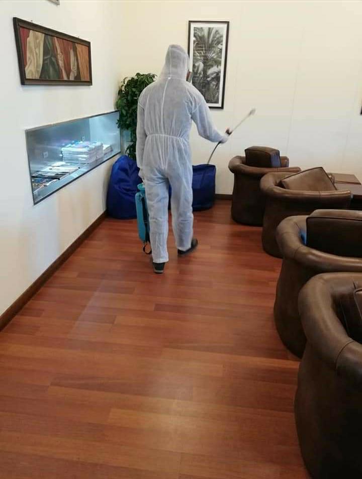 عمليات تعقيم موسعة بجميع المطارات المصرية استعدادا لعطلة عيد الفطر المبارك (7)